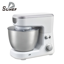 Automatic electric food mixer cake mixer machine electric dough mixer with transparent anti-splash lid bowl